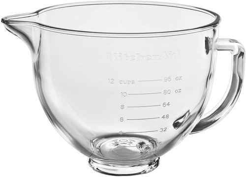 Bol Para Batidora Kitchenaid, 4.7l, Con Marcas De Medición