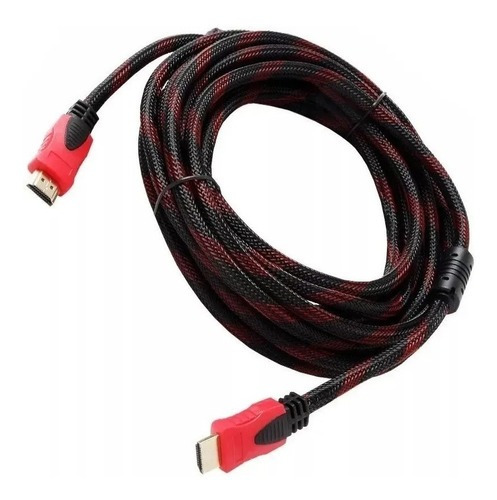 Cable Hdmi Mallado 10 Metros 1080p Hd Con Filtros - La Plata