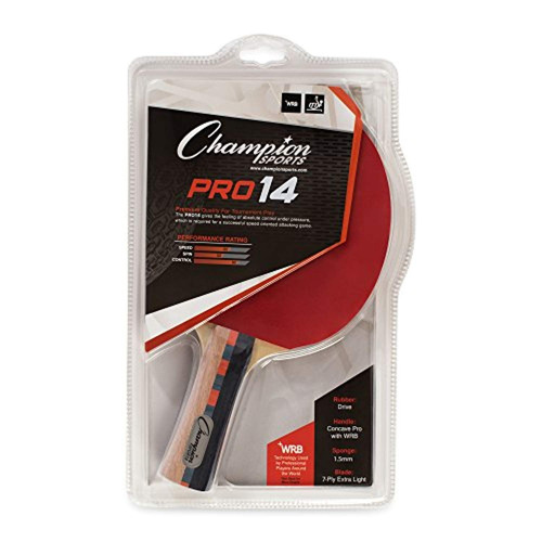 Champion Sports Pn14 Table Tennis Paddle