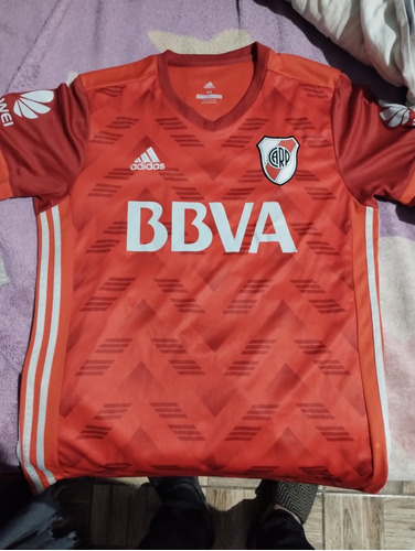 Camiseta River 2018 Roja adidas. Número 24#