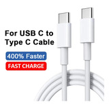 Cable Usb Tipo C Original De 100 W Para Samsung S23 S22 Ultr