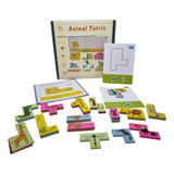 Juguete Didáctico Educativo Madera Tangram Tetris Animales
