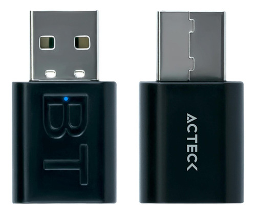Adaptador Acteck Bluetooth 5.0 Usb Aux. 3.5mm Negro Ac-93487