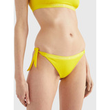 Parte Baja Bikini Amarilla Con Logo Mujer Tommy Hilfiger