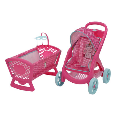 Cunita Y Carriola De Juguete Para Niña Prinsel Muñecas Negro | Envío gratis