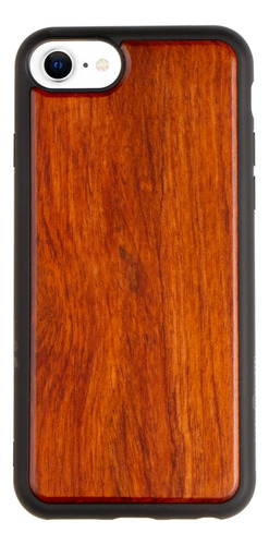 Funda Para iPhone De Madera Rosewood Ultra Impacto Uso Rudo