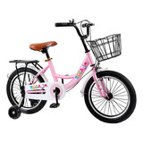 Bicicleta Rosa Jm Infantil Para Niña R12 Entrenamiento Ebike