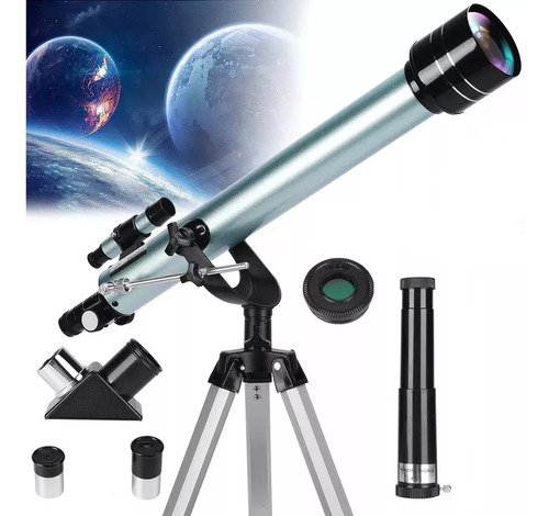 Telescopio Astronómico Profesional 60/700mm Monocular 525x