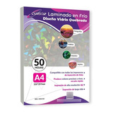 Laminado En Frio Diseño Vidrio Quebrado A4 Cursor Pack 50 