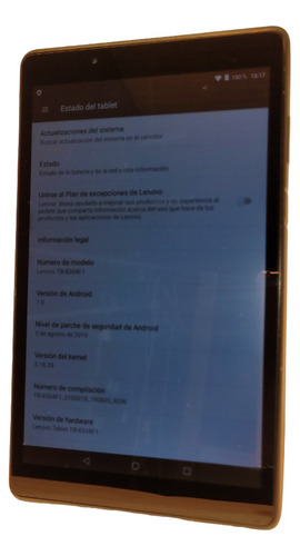 Tablet Lenovo Tb-8304f1 Usada Con Pantalla Nueva Funcionando