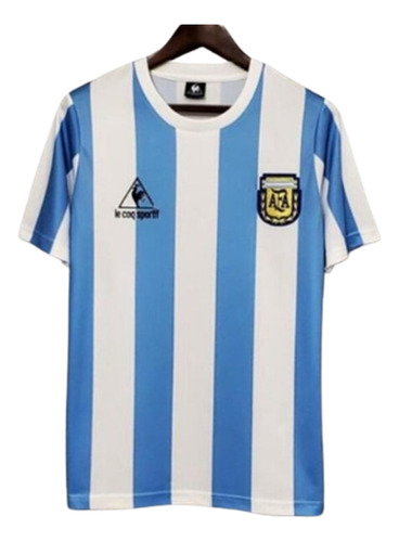 Jersey Argentina Mundial 1986 Maradona Campeon Del Mundo