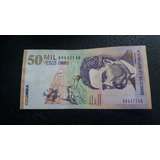 Colombia Billete De 50000 Pesos  6 De Febrero Del 2006