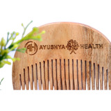 Ayushya Health Neem - Peine De Madera + Desenredante De Barb