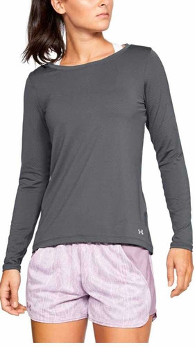 Playera Under Armour Heat Gear Gray W