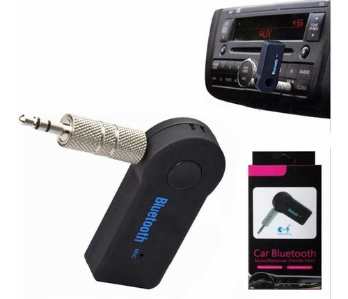 Adaptador Carro Bafle Audio Receptor Bluetooth Recargable