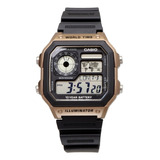 Reloj Casio Hombre Modelo Ae-1200wh-5av Dorado