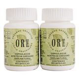 Aceite De Oregano Ore, 65 Capsulas C/u Kit 2 Frascos