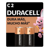 Duracell Pilas C Alcalinas, Baterías De Larga Duración 1.5v, 2 Pilas