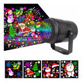 Projetor De Luz De Natal Com 16 Padrões Led Slide