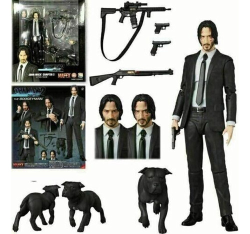 Mafex No.085 John Wick Chapter2 Acción Figura Modelo Juguete