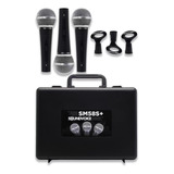 Kit Com 3 Microfones Soundvoice Sm-58s+ C/  Case E Clip