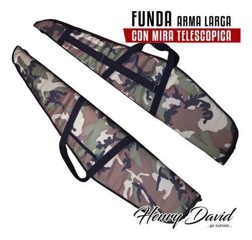 Funda Rifle Pcp Carabina Fusil Escopeta Aire Acolchada 