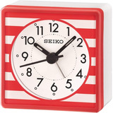 Reloj Despertador Seiko Qhe141r Rojo Oficial Casiocentro