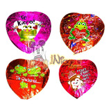 10 Globos Ranas-changos Amor 18puLG Enamorados 14 De Febrero