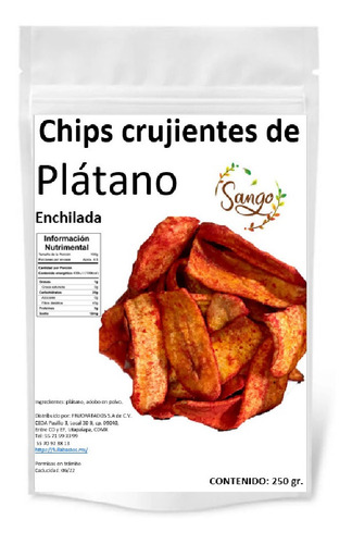 1 Kg Chips De Platano Emchilado Horneado Crujiente