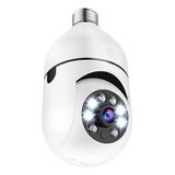 Câmera De Segurança Ip Wifi Espia Giratória Com Bocal E27
