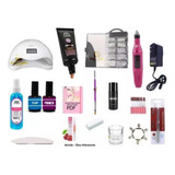 Kit De Unhas De Gel Profissional 20 Peças - Marca Tnk