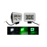 Par Faro Dually 12 Led Estrobo Aro Gel Cob Varios Colores