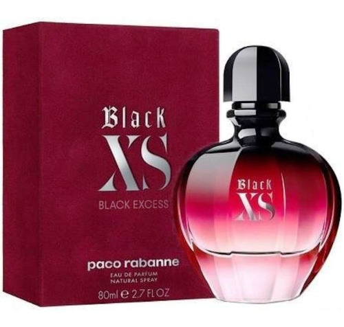 Black Xs  Her Paco Rabanne 80ml. Edp Perfume Original.