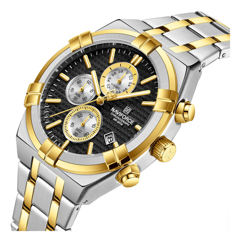 Relógios Masculinos Naviforce Luxury Business Calendar 2024