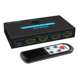 Switch Splitter Hdmi 2.0 3puertos 4k Conmutador 3en1 Ultrahd