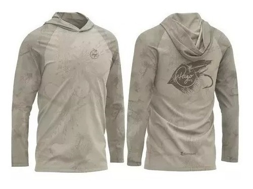 Remera Payo Secado Rapido Capucha Filtro Uv Fly Arena Pesca