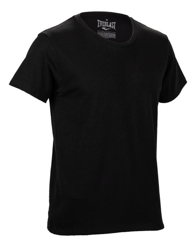 Playera Everlast 4 Piezas Basicas Lisas Cuello Redondo