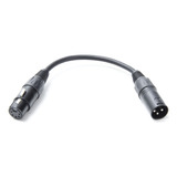 Cable Xlr Macho 3 Pines  A Xlr Hembra 5 Pines 6 Metros