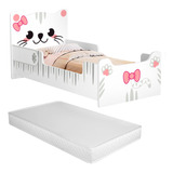 Cama Infantil Menina Princesas Com Colchão - Pronta Entrega- Moveis Bela