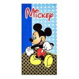 Toalha De Banho Infantil Mickey Personalizada Nome Bordado