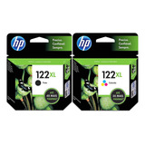 Cartucho Hp 122xl Preto 02 Unidades. Original