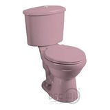 Wc 2 Piezas Descarga 30 Cms Pink Largo 68 Cms / Dechaus