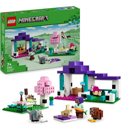 Lego 21253 Minecraft El Santuario De Animales 206 Piezas