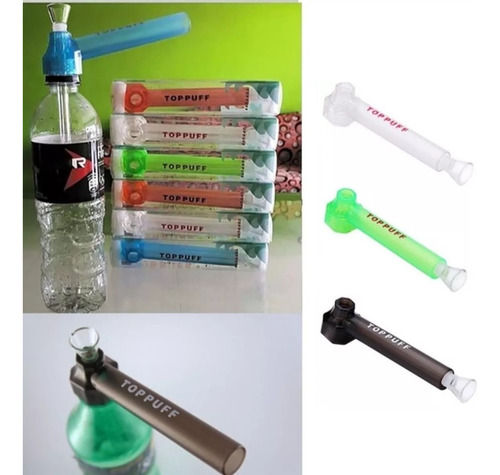 -frete Grátis- Kit 5 Bong Para Garrafa Pet! Pequeno Portátil