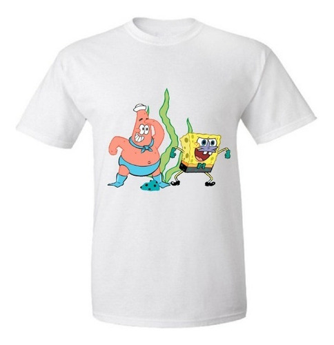 Remera Sublimada Unisex Bob Esponja Patricio Personajes