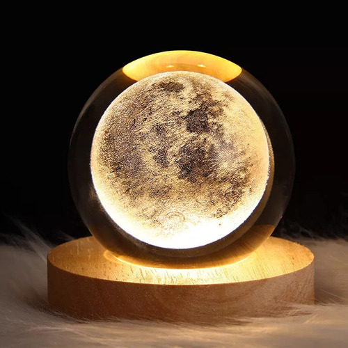 Planet Moon Night Light Crystal Light Sphere Birthday