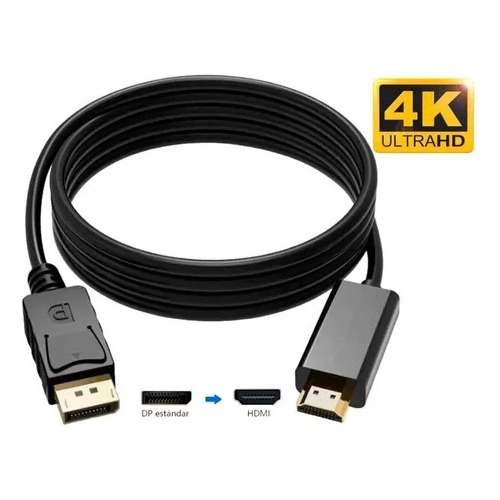 Cable Adaptador Displayport A Hdmi 1.8 Metros Display Port