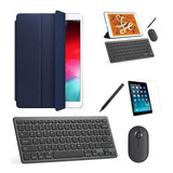 Capa Smart Azul Teclado Mou Pel, Stylus P/galaxy Tab S6 Lite