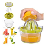 Exprimidor De Jugo Manual Naranja Limón Ratador  4 En 1 