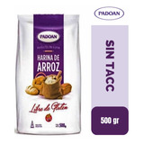 Harina De Arroz Sin Tacc Padoan Bolsa 500 Grs.